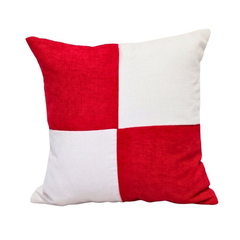 GENERICO - Cojín Gabriela Rojo Blanco Altea 50x50 cm Máxima Design