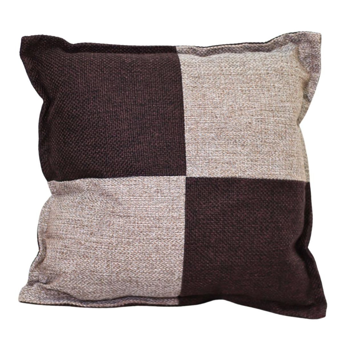 GENERICO - Cojín Gabriela Café Moro Gris-Beige Omega 50x50 cm Máxima Design