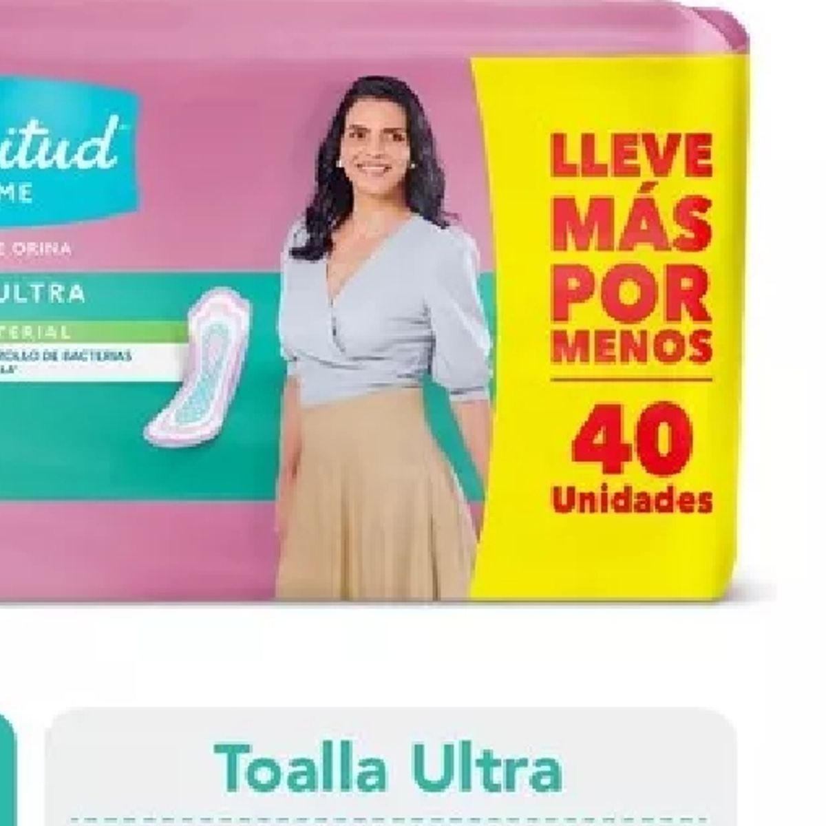 Plenitud Femme - Toalla Femenina Plenitud Femme Ultra - 1 Paq X 40un.