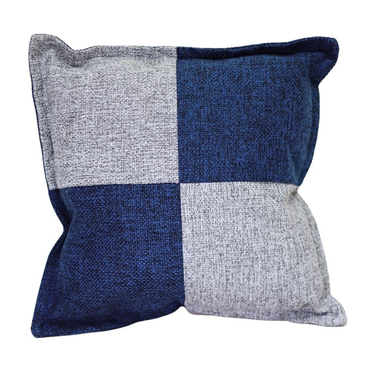 GENERICO - Cojín Gabriela Gris Azul Omega 50x50 cm Máxima Design