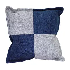 GENERICO - Cojín Gabriela Gris Azul Omega 50x50 cm Máxima Design