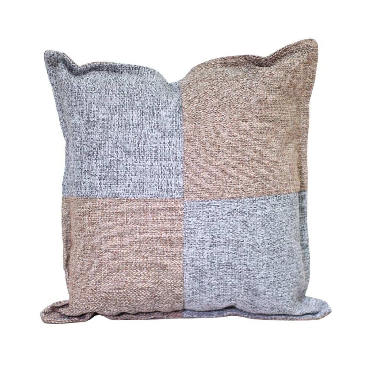 GENERICO - Cojín Gabriela Gris Beige Omega 50x50 cm Máxima Design