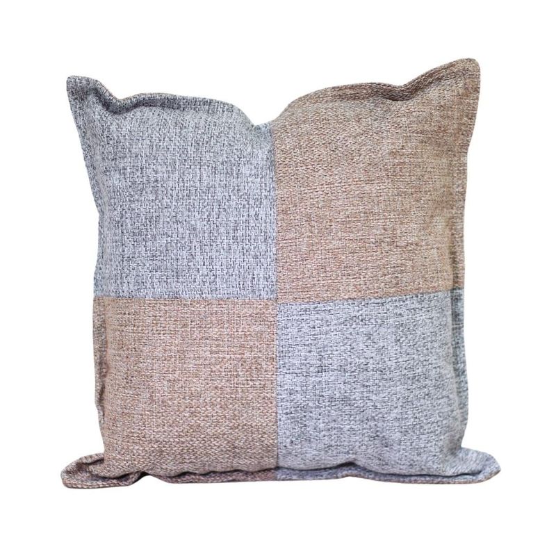 GENERICO - Cojín Gabriela Gris Beige Omega 50x50 cm Máxima Design