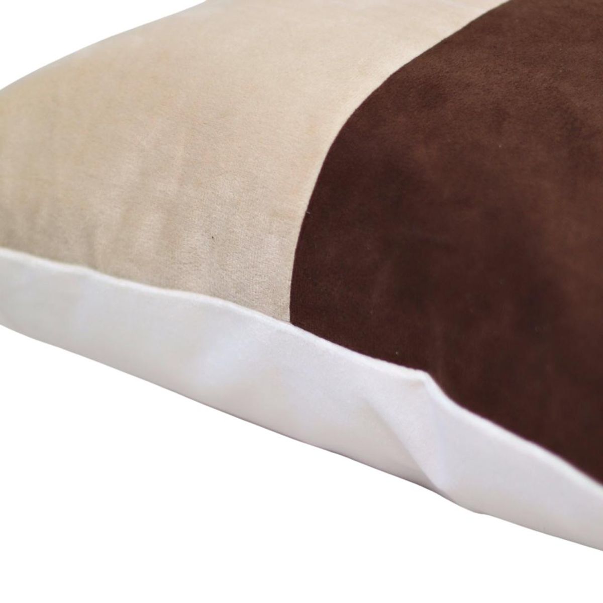 GENERICO - Cojín Beige Blanco Café Negro 50x50 cm Máxima Design