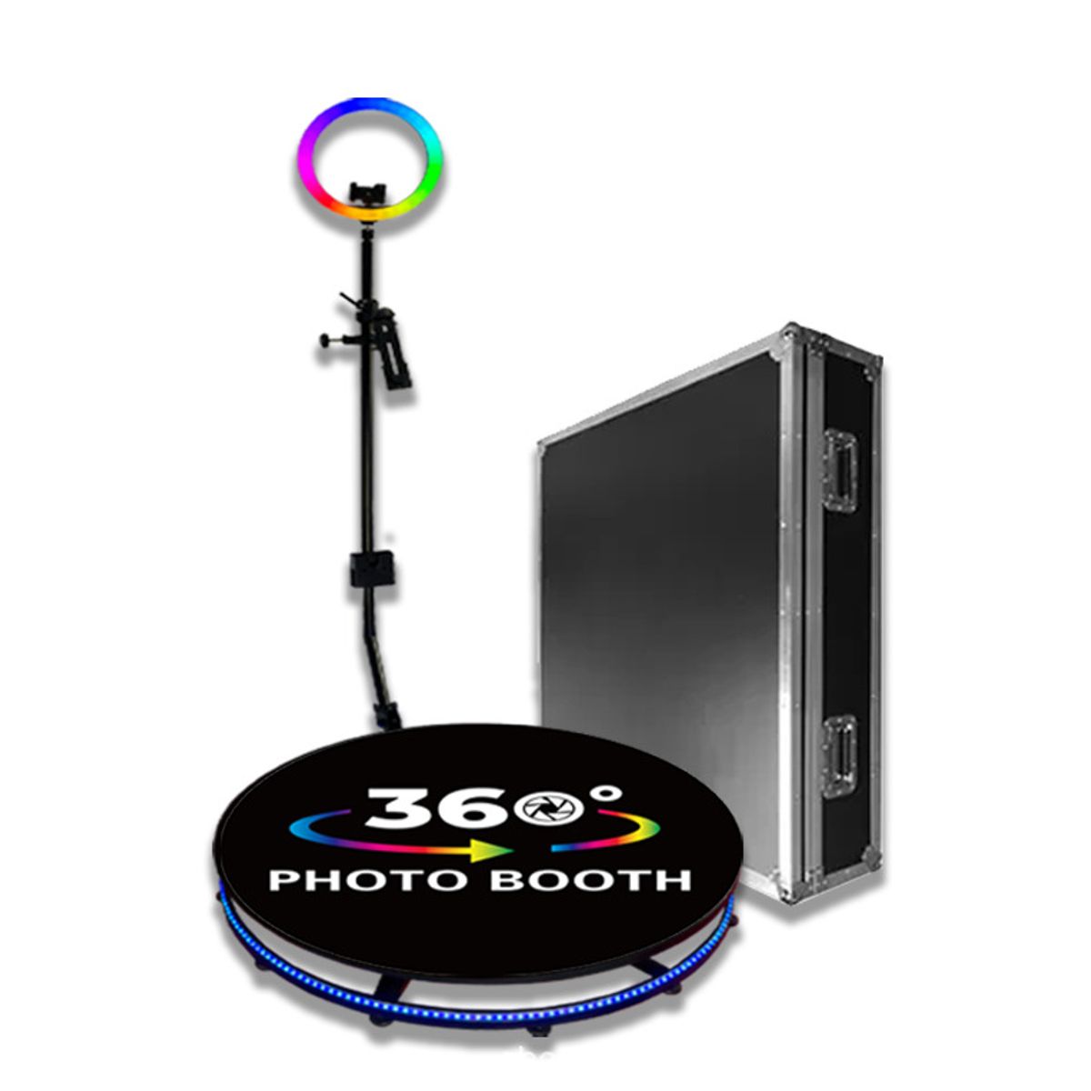 CRUSEC - Plataforma Giratoria 360 Photobooth Camara Fiestas 115cm