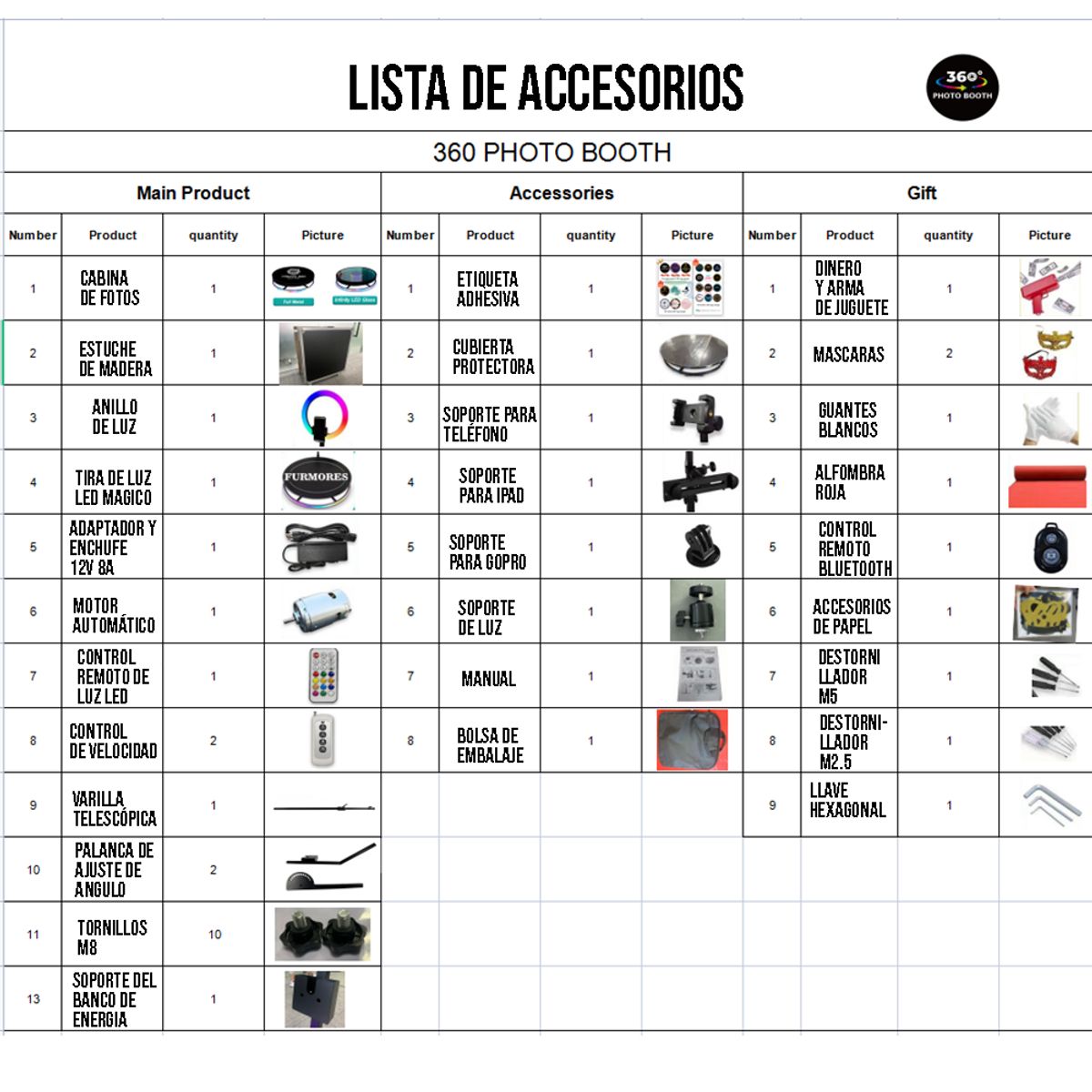 CRUSEC - Plataforma Giratoria 360 Photobooth Camara Fiestas 115cm