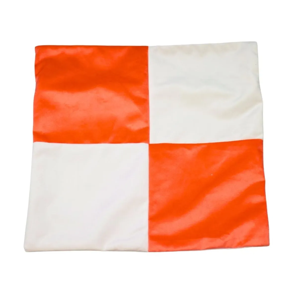 GENERICO - Funda Cojín Gabriela Naranjo Blanco 50x50 cm