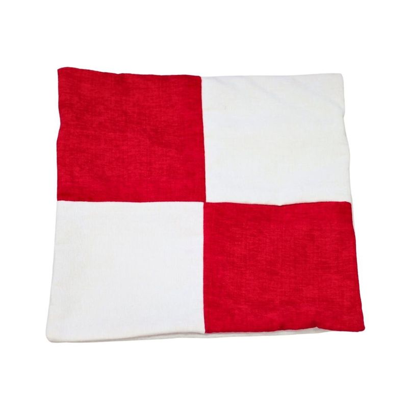 GENERICO - Funda Cojín Rojo Blanco Altea 50x50 cm Máxima Design