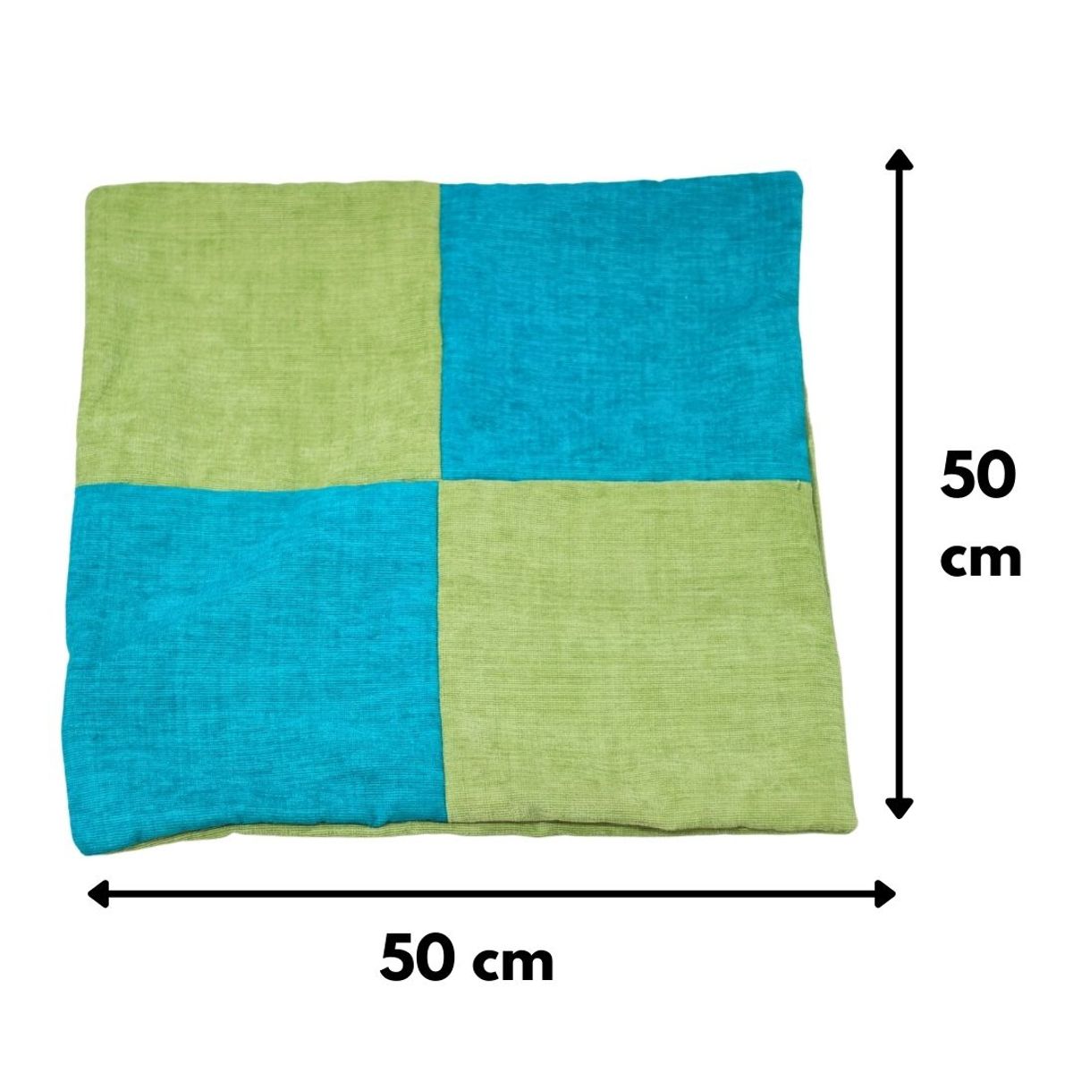 GENERICO - Funda Cojín Verde Claro Turquesa Altea 50x50 cm Máxima Design