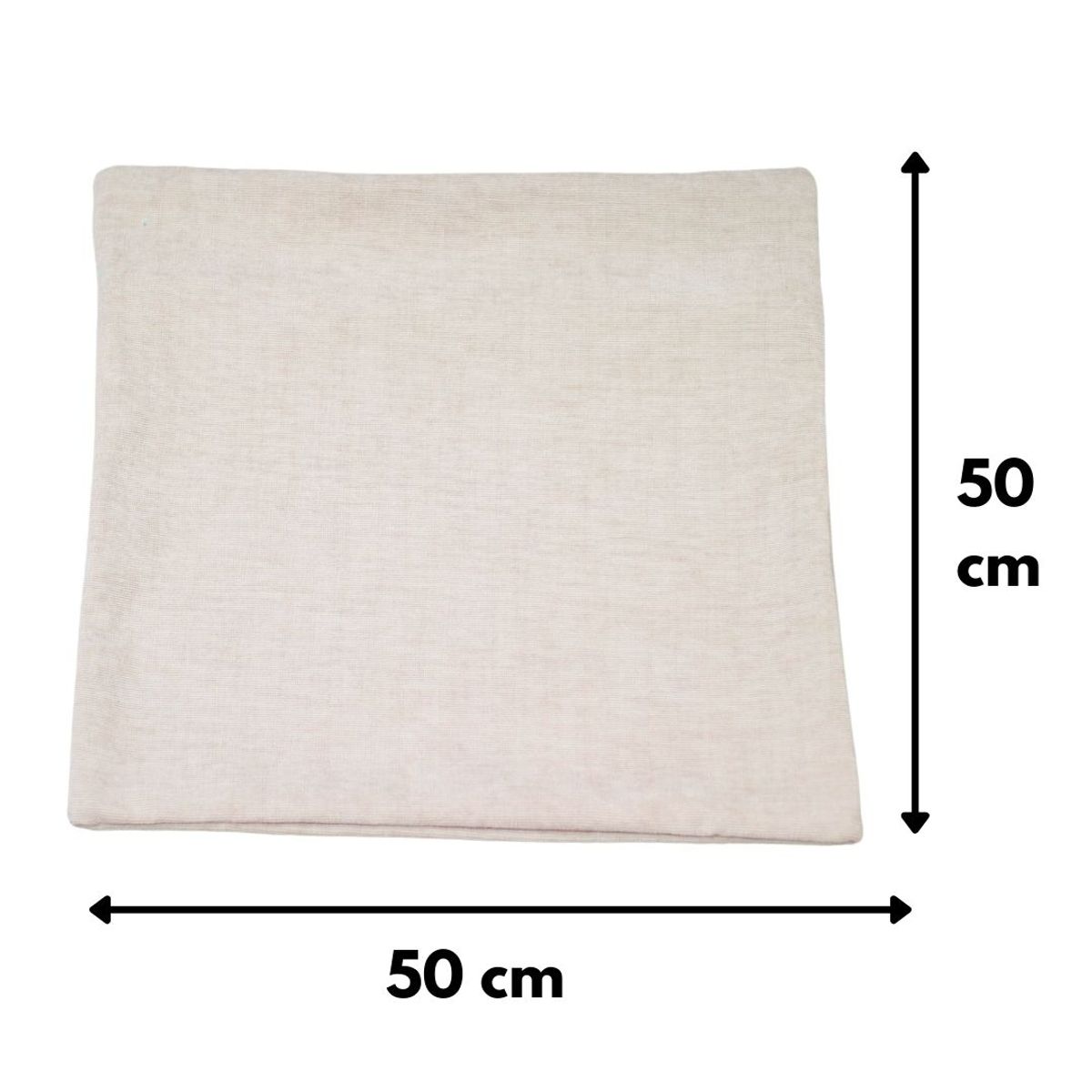 GENERICO - Funda Cojín Crudo Altea 50x50 cm Máxima Design