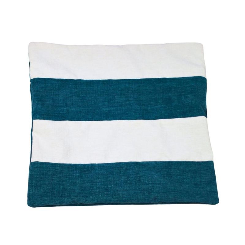 GENERICO - Funda Cojín Azul Blanco 50x50 cm Máxima Design