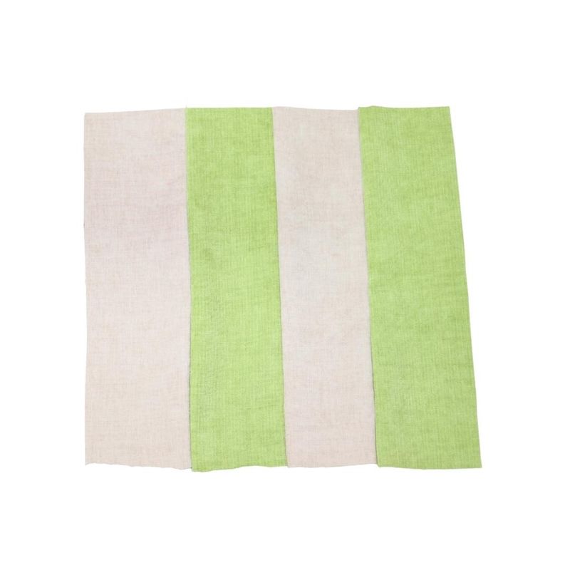 GENERICO - Funda Cojín Blanco Verde-Claro 50x50 cm Máxima Design