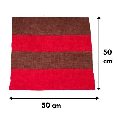 Imagen 2 del producto Funda Cojín Rojo Café 50x50 cm Máxima Design