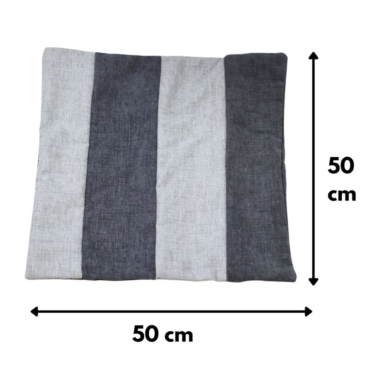 GENERICO - Funda Cojín Gris Grafito 50x50 cm Máxima Design