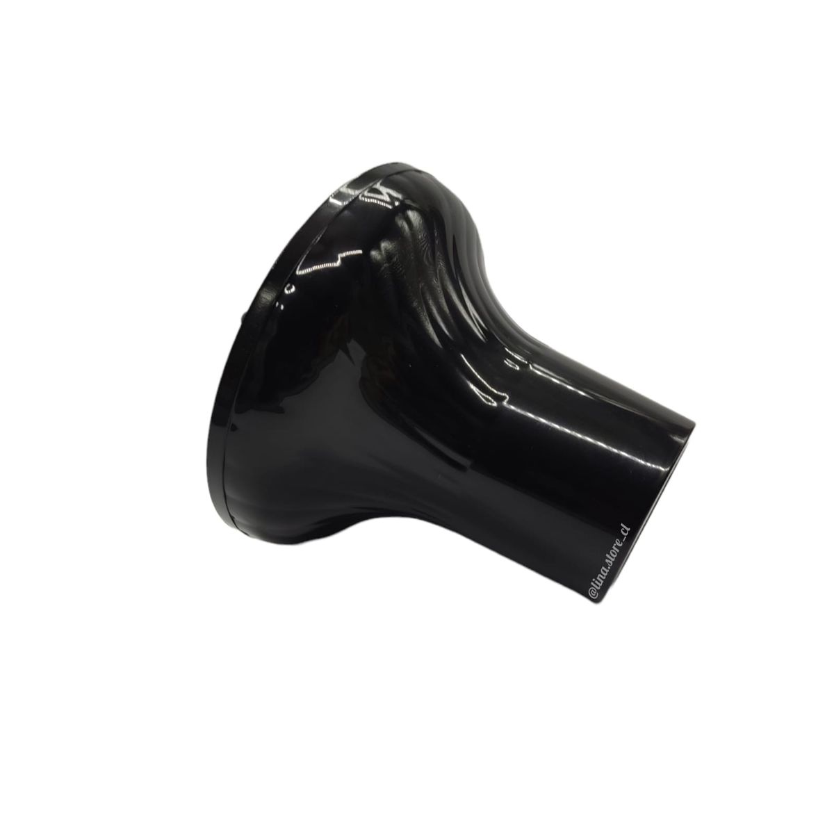 GENERICO - Difusor Universal Negro Para Secador De Pelo Electrico 5,3 Cm.