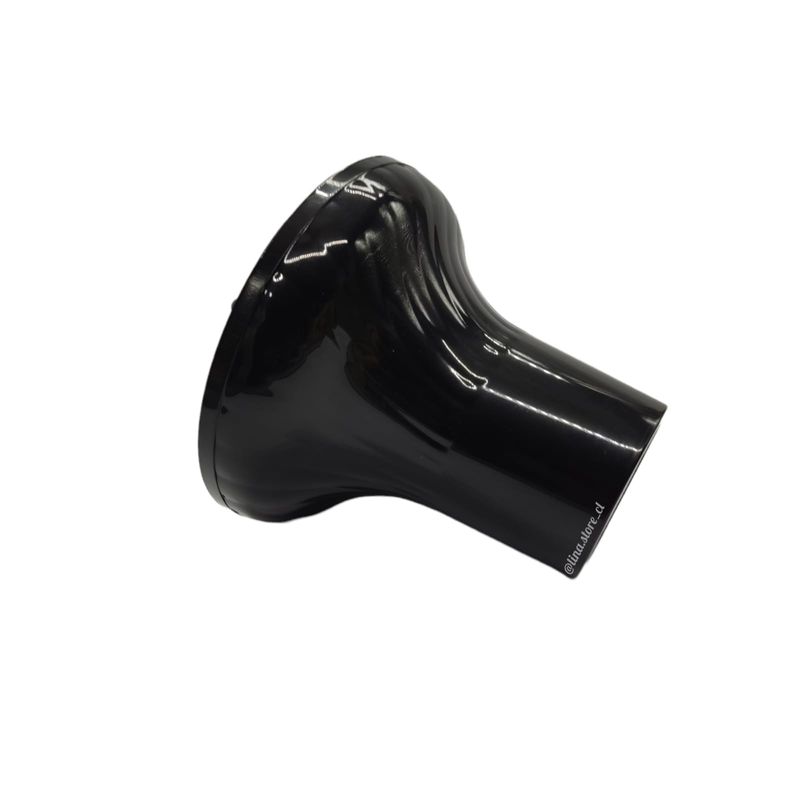 GENERICO - Difusor Universal Negro Para Secador De Pelo Electrico 5,3 Cm.