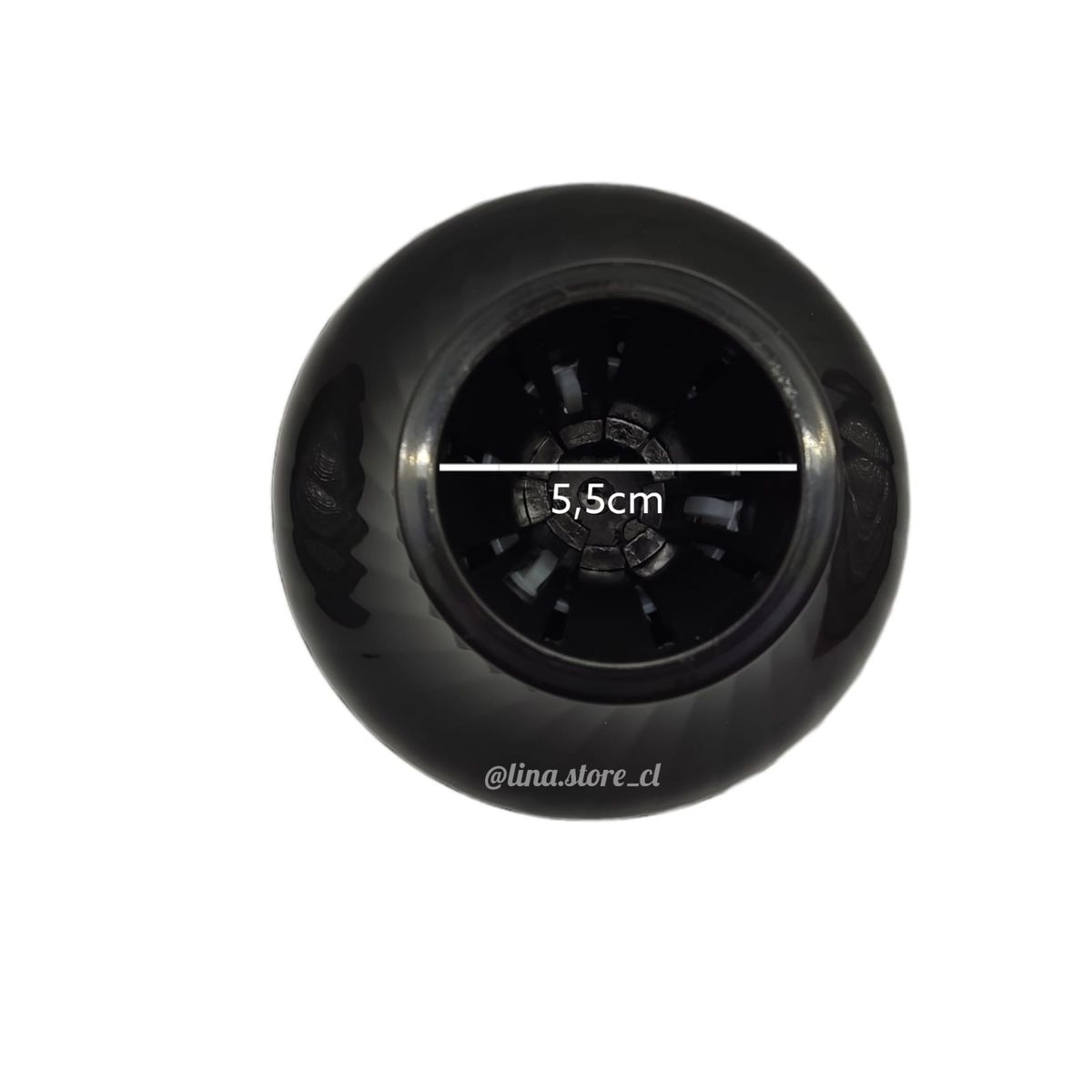 GENERICO - Difusor Universal Negro Para Secador De Pelo Electrico 5,3 Cm.
