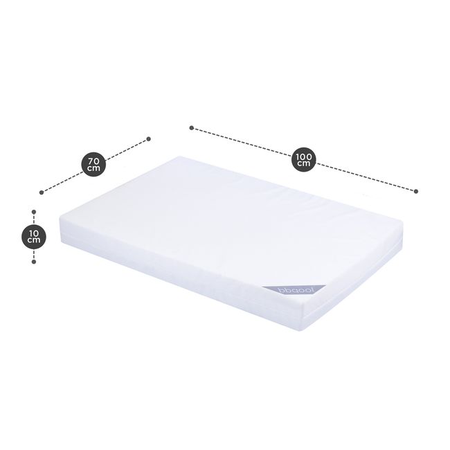 BBQOOL - Colchón Infantil Impermeable Cozy 100x70x10cm