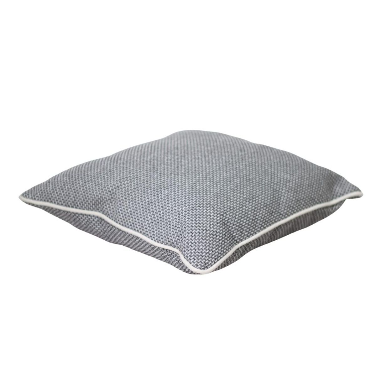 GENERICO - Cojín Antonia Gris Omega  50x50 cm Máxima Design.