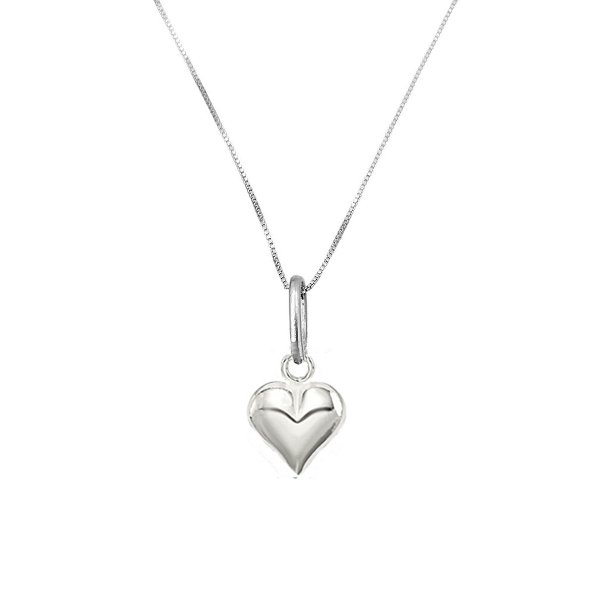 JOYAS MYTOKE - Colgante Corazon Chico S Mas Cadenita Plata 925