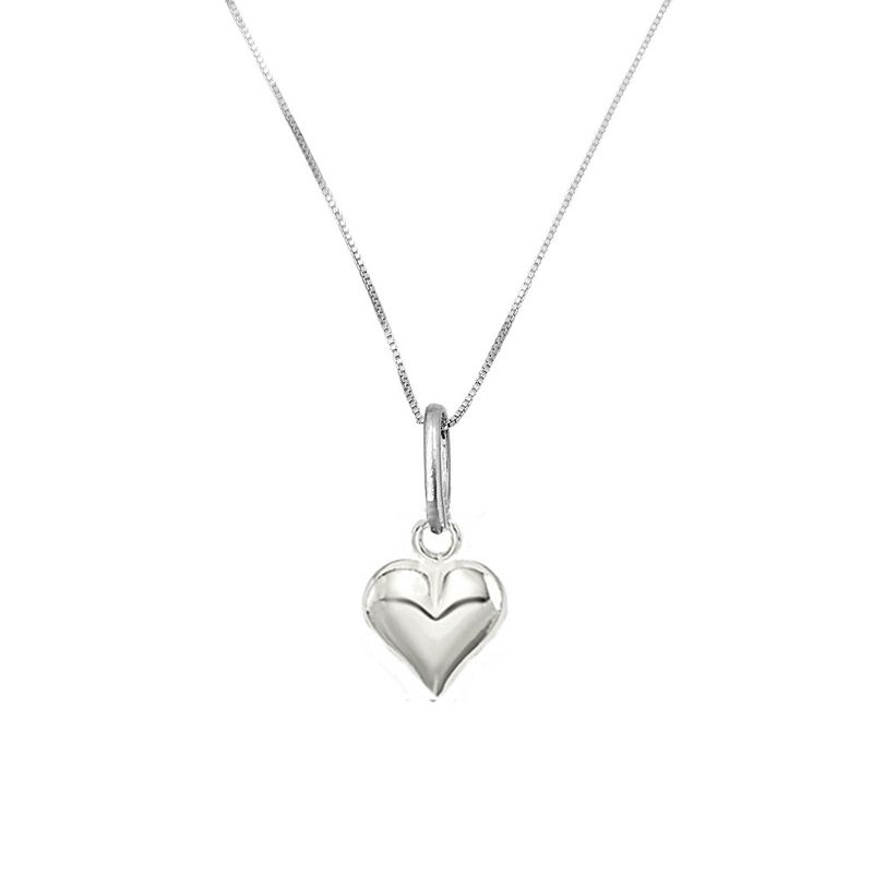 JOYAS MYTOKE - Colgante Corazon Chico S Mas Cadenita Plata 925