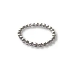 GOIA - Anillo Pelotitas 2,3 mm Plata - Plateado - 0