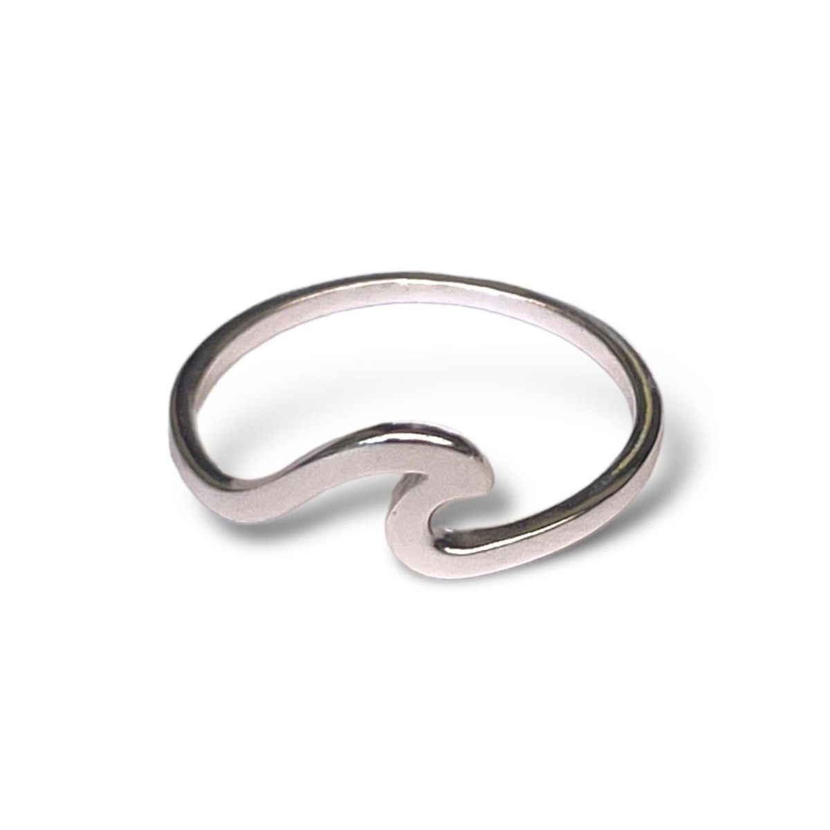 GOIA - Anillo Unisex Wave plata - Plateado - 0