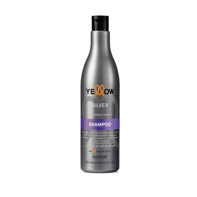 ALFAPARF MILANO - SHAMPOO MATIZADOR VIOLETA (RUBIOS-FRIOS-GRISES) YELLOW SILVER ALFAPARF 500 ML..-