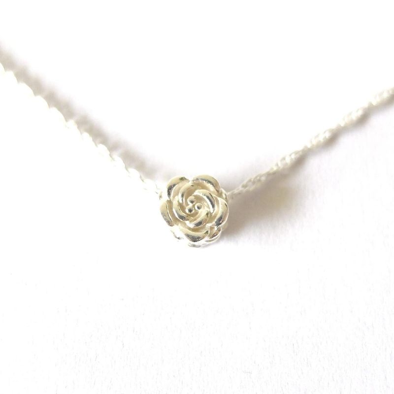 GOIA - Choker Rosa Plata