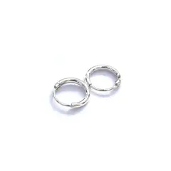 GOIA - Aros Argolla 8mm plata