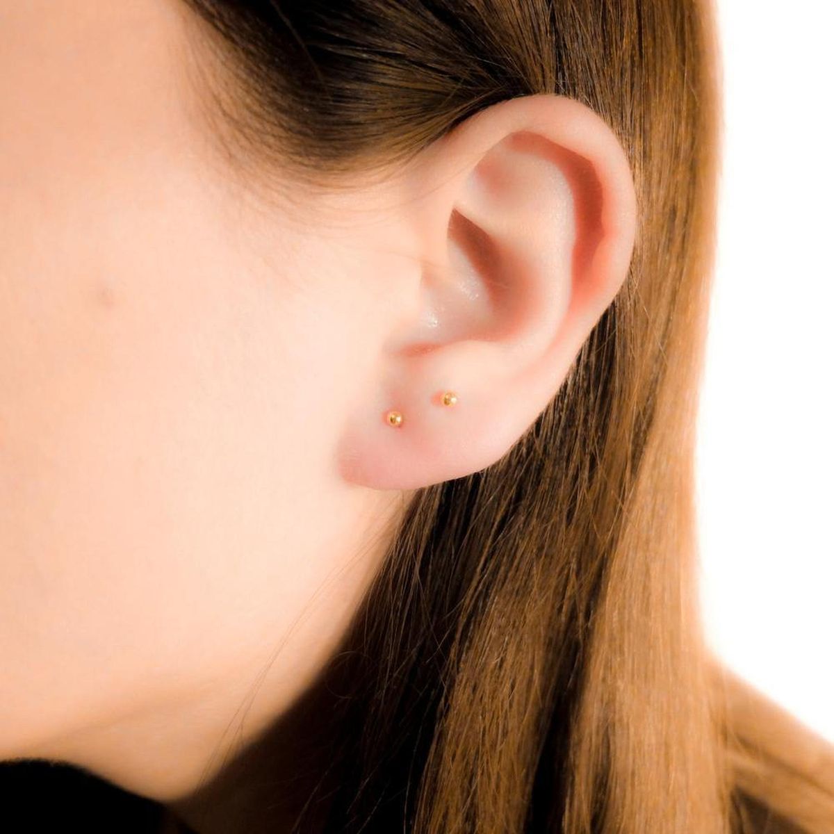 GOIA - Aros bolita 2 mm gold