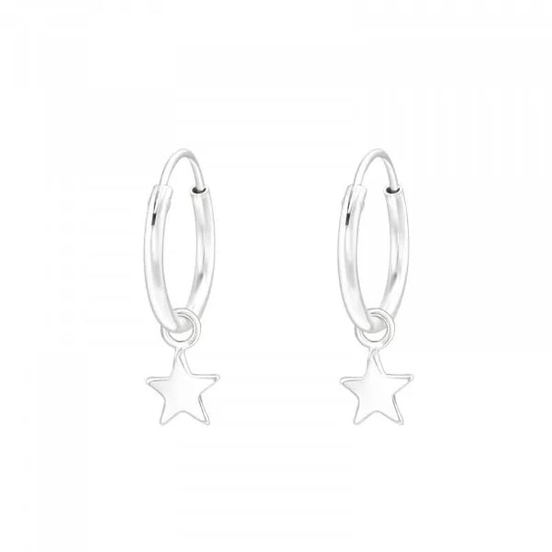 GOIA - Aros Argolla Estrella Colgante