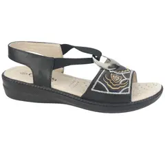 CHALADA - Sandalia Mujer Negro Casual Lena-3