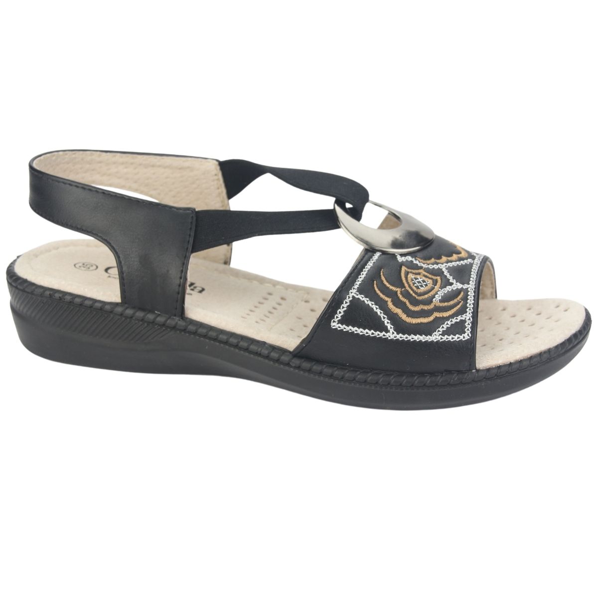 CHALADA - Sandalia Mujer Negro Casual Chalada Lena-3
