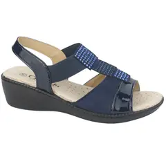 CHALADA - Sandalia Mujer Azul Marino Casual Lupe-80