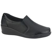 Mocasin Mujer Negro Casual Oscar-2