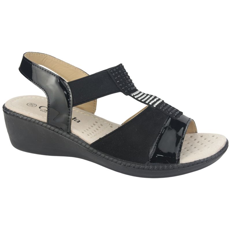 CHALADA - Sandalia Mujer Negro Casual Chalada Lupe-80