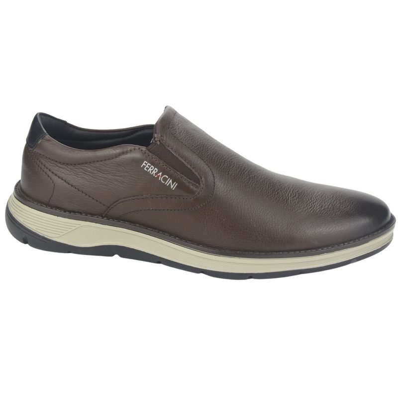 FERRACINI - Zapato Hombre Café Oscuro Casual Ferracini 5545