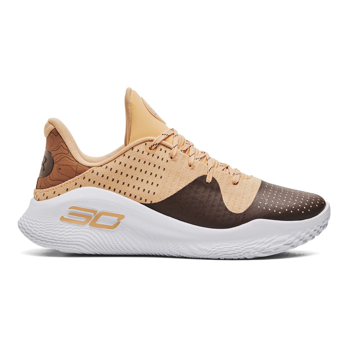 UNDER ARMOUR - Zapatilla UA Curry 4 Low Flotr Cc Unisex Amarillo UNDER ARMOUR