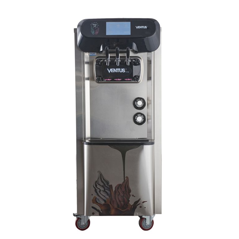 VENTUS Máquina de Helado Soft Pedestal 40 Lts/H