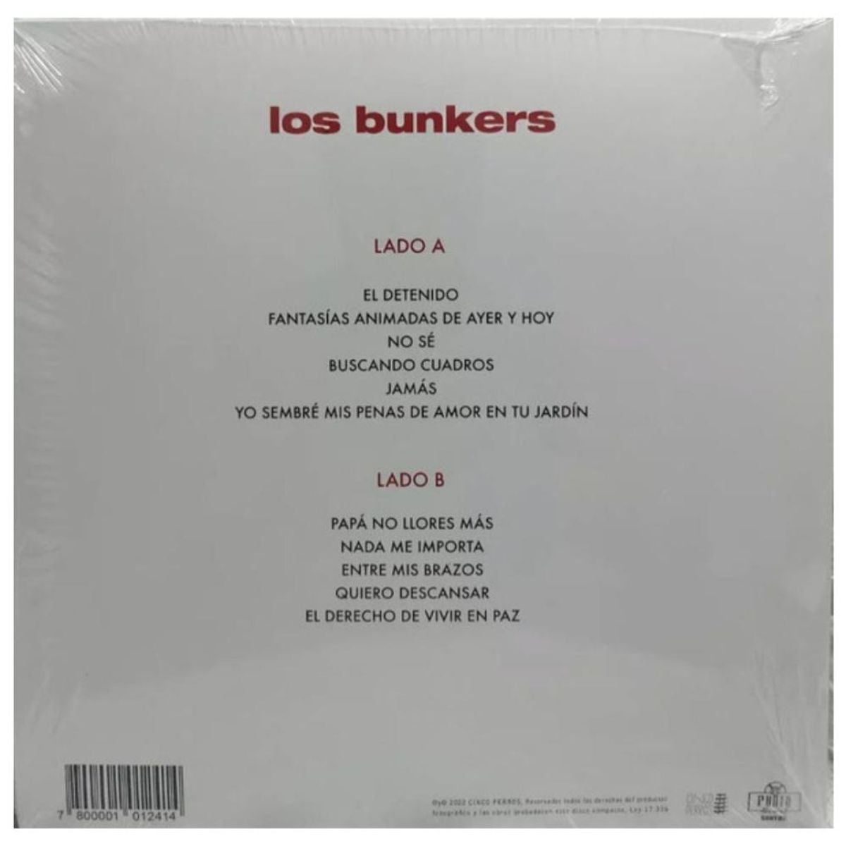 HITWAY MUSIC - LOS BUNKERS - LOS BUNKERS (INCL. LIBRILLO) - VINILO HITWAY MUSIC