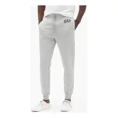 GAP - Pantalón de Buzo Logo Gris