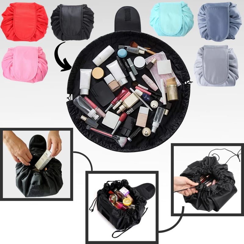 GENERICO - Bolso de maquillaje con cordón redondo HECHO a mano