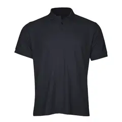 LUNA - Polera Pique Algodón Azul Marino Manga Corta Hombre