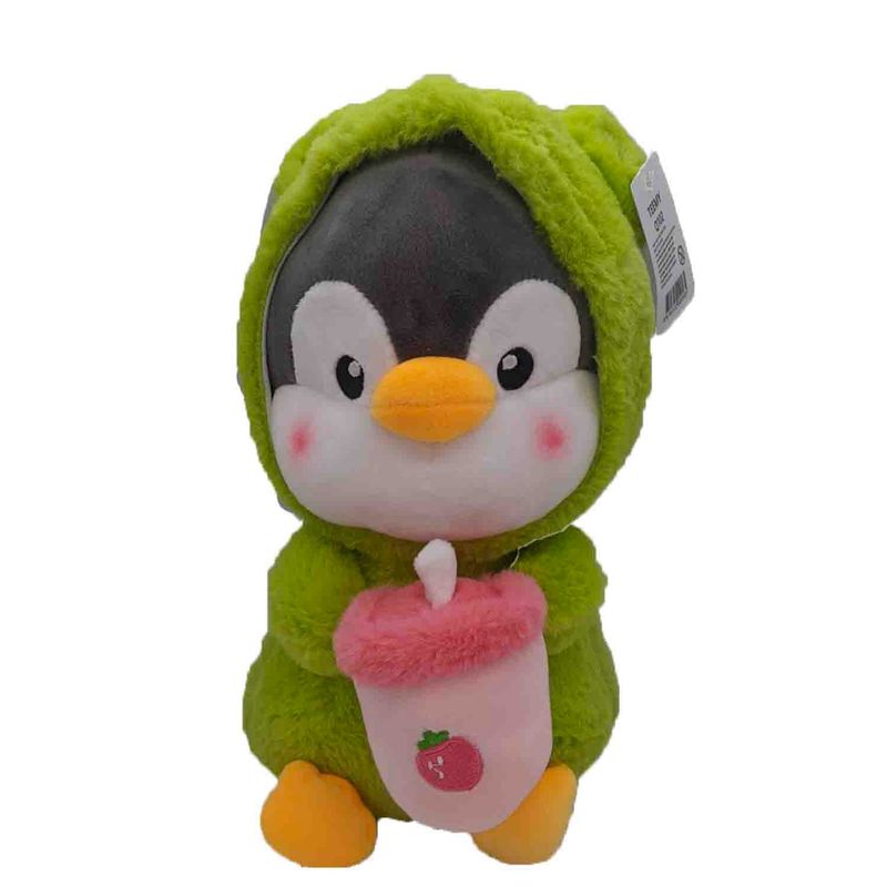 GENERICO - Pinguino Kawaii Peluche Ñiños Verde Claro