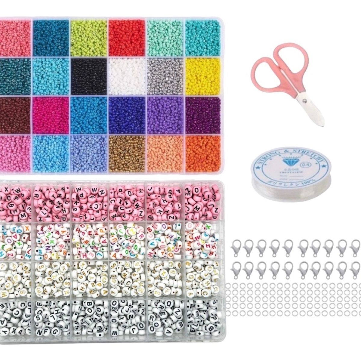 GENERICO - Kit completo para fabricacion de pulseras