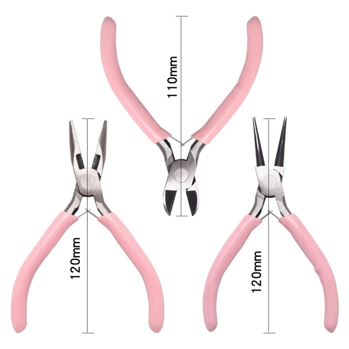 GENERICO - Set de 3 alicates para bisutería y joyería