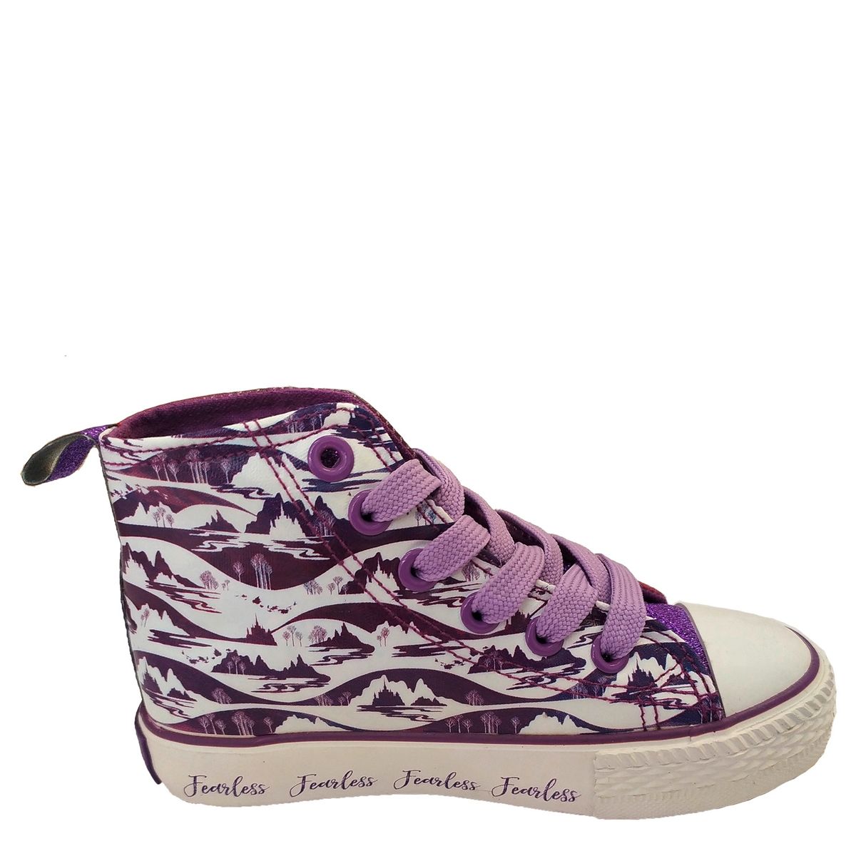 FROZEN - Zapatilla Urbana Niña Caña Alta Frozen Morada