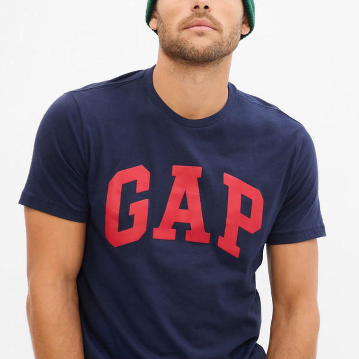 GAP - Polera Logo Basica Azul Oscuro GAP