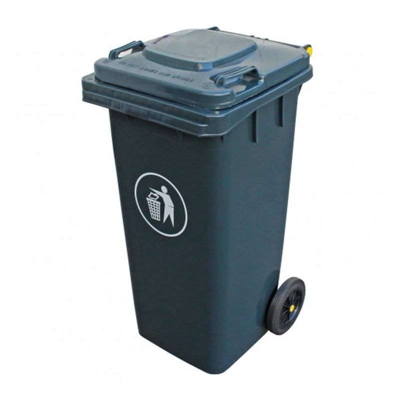 SIGNET - Contenedor Basura 120 Litros Gris Signet Basurero